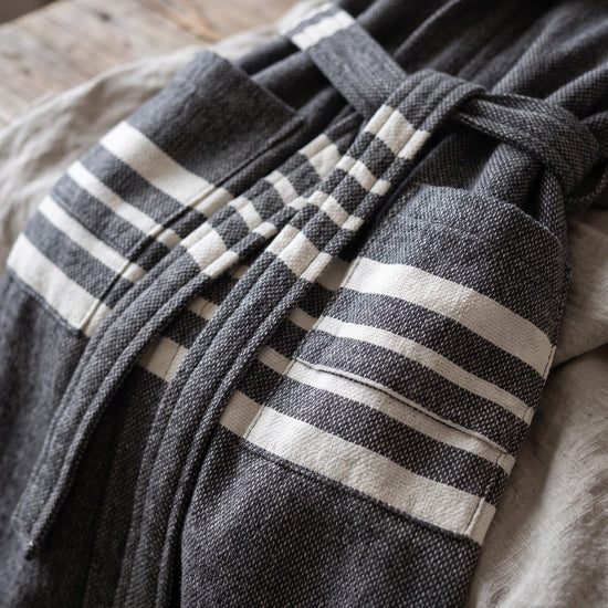 hamam badjas Sun kids black - detail