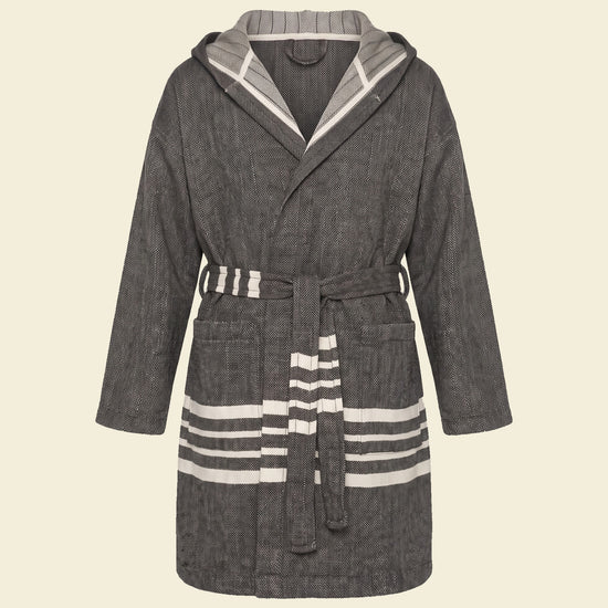 hamam badjas Sun kids black - op kleur
