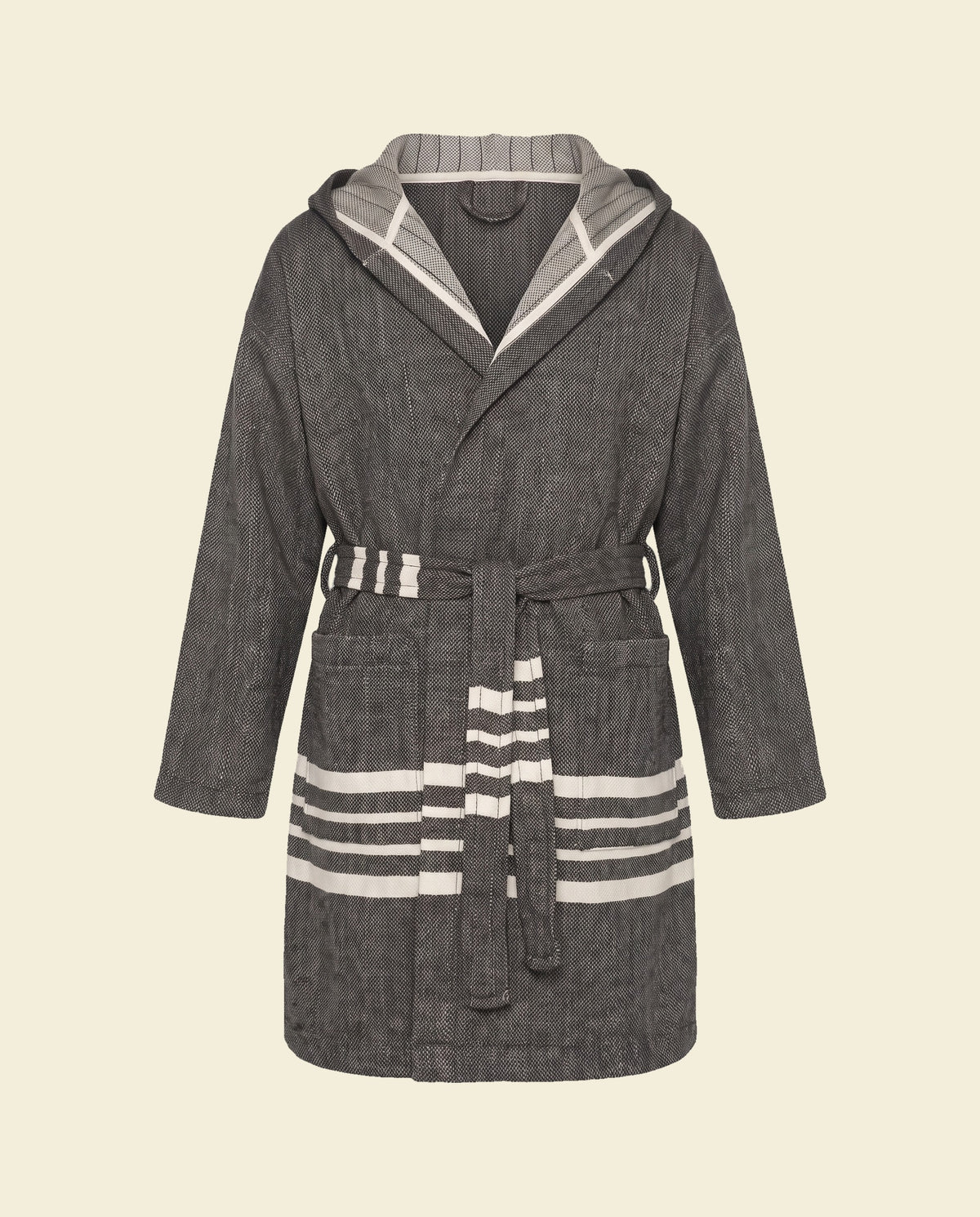 hamam badjas Sun kids black - op kleur