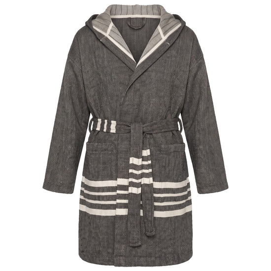 hamam badjas Sun kids black - vrijstaand