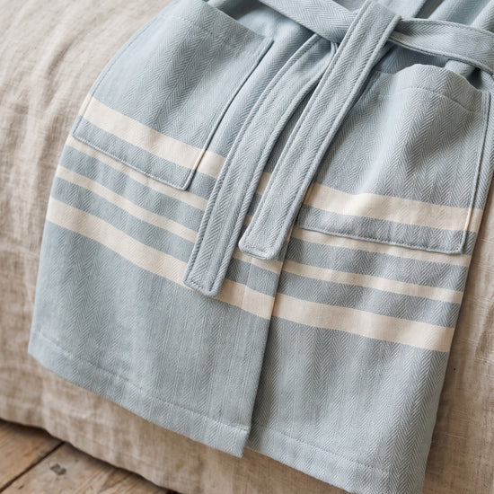 hamam badjas Sun kids blue - detail