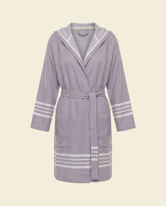 hamam badjas Sun light grey - op kleur