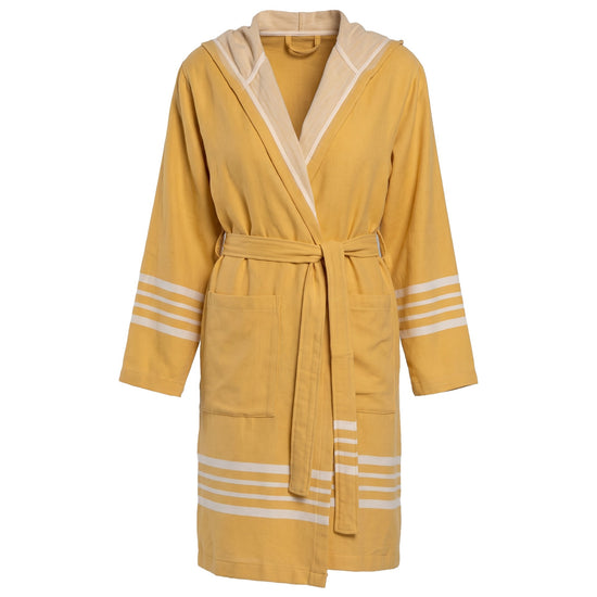 hamam badjas Sun mustard yellow - vrijstaand