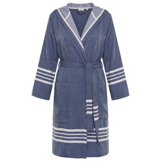 hamam badjas Sun navy - vrijstaand
