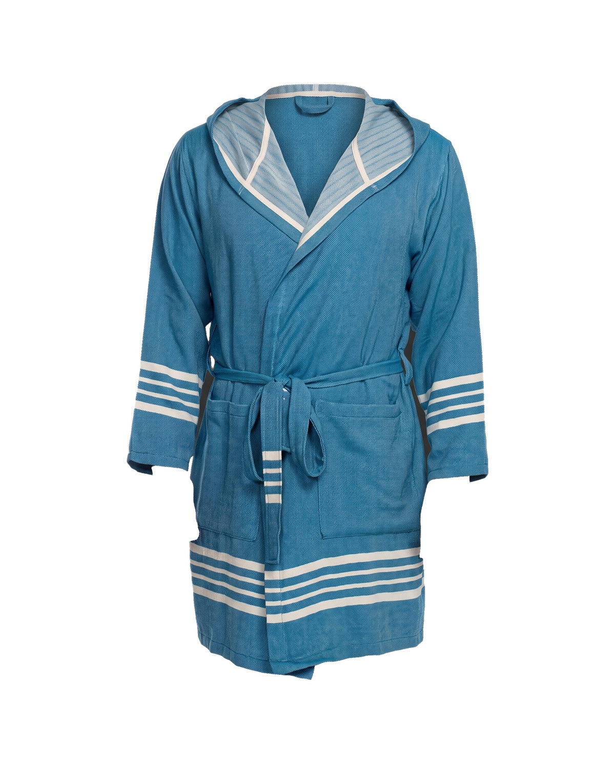 hamam badjas Sun petrol blue - vrijstaand