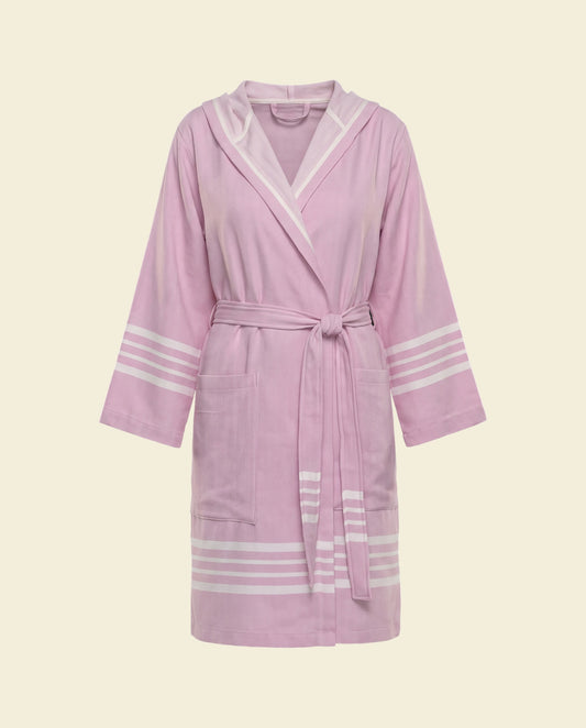 hamam badjas Sun rose pink - op kleur