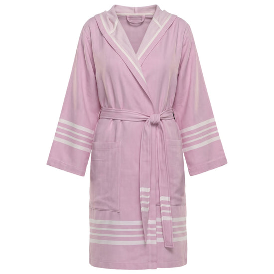 hamam badjas Sun rose pink - vrijstaand