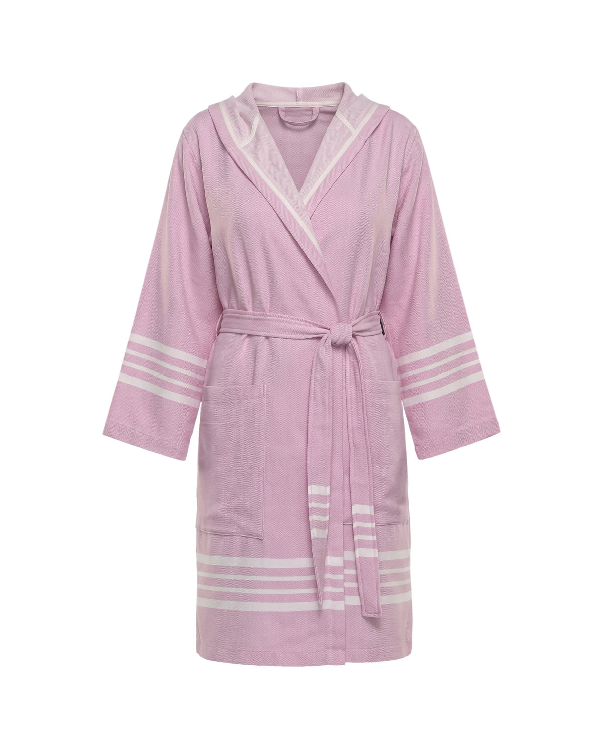 hamam badjas Sun rose pink - vrijstaand
