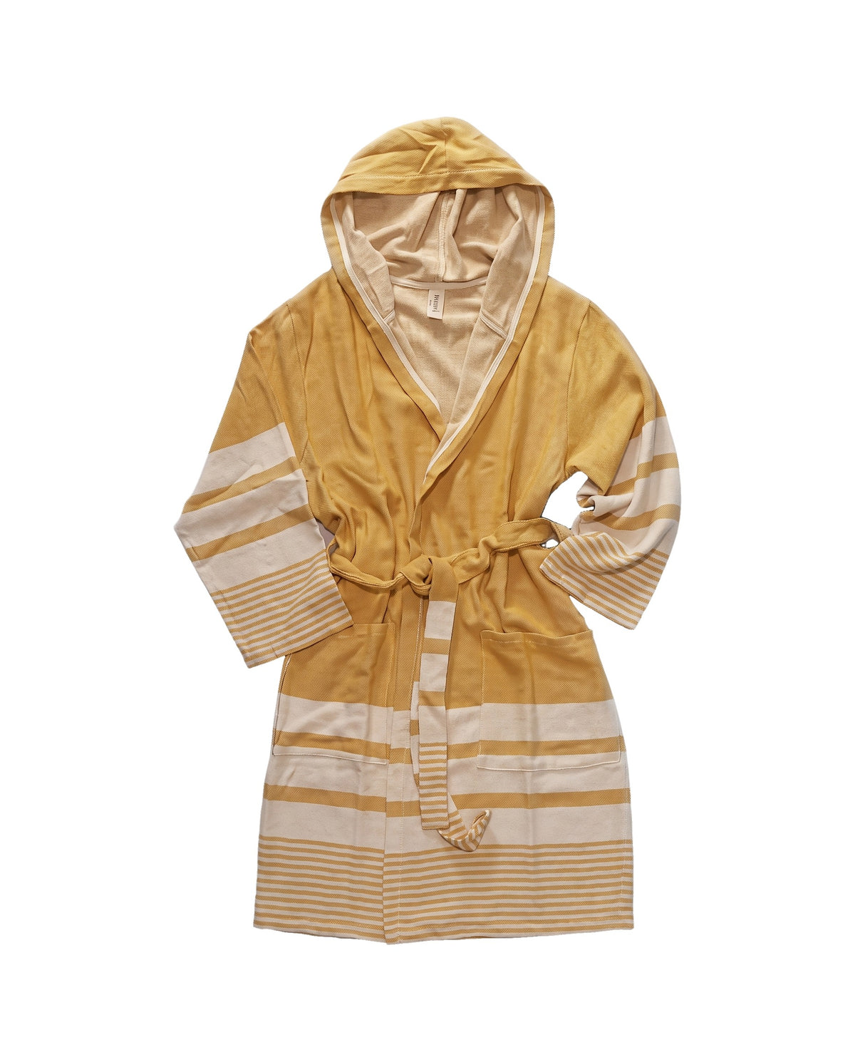 hamam badjas Tabiat mustard yellow - vrijstaand