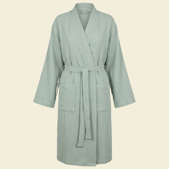 hamam badjas YKS almond green - op kleur