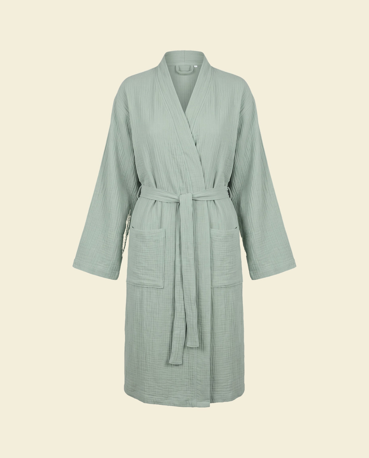 hamam badjas YKS almond green - op kleur