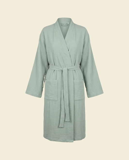 hamam badjas YKS almond green - op kleur