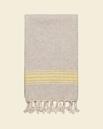 hamam gastendoek linnen geel