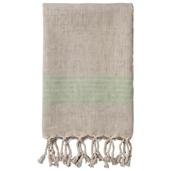 hamam gastendoek linnen pistache - vrijstaand
