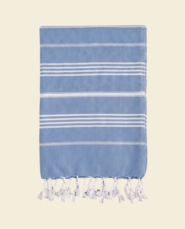 hamam handdoek blauw