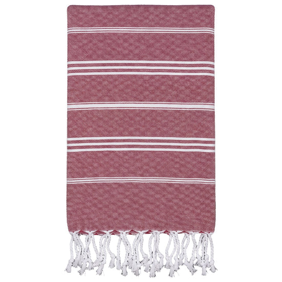 hamam handdoek bordeaux - vrijstaand