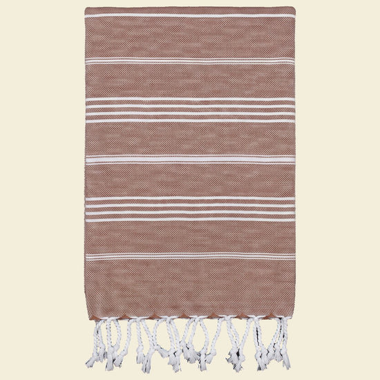 hamam handdoek bruin - op kleur