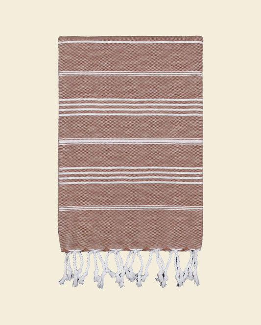 hamam handdoek bruin - op kleur