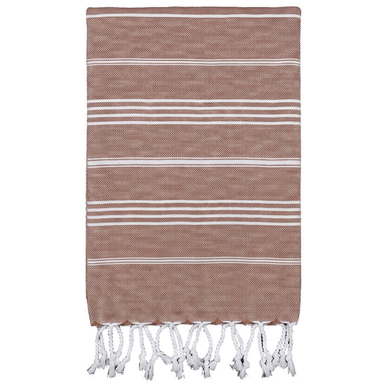 hamam handdoek bruin - vrijstaand