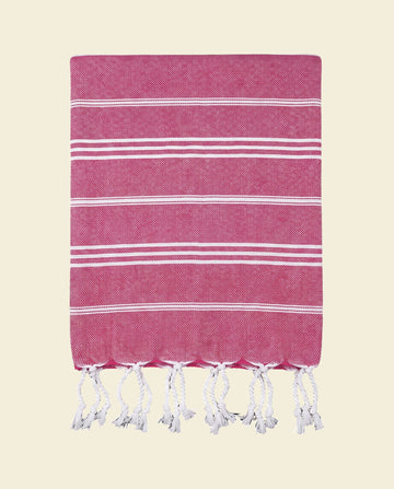 hamam handdoek cerise