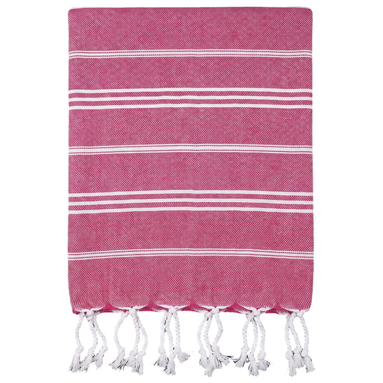 hamam handdoek cerise - vrijstaand