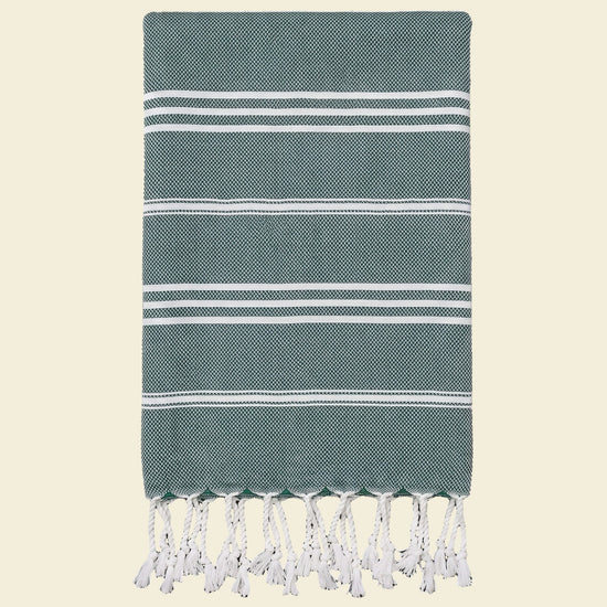 hamam handdoek dennengroen - op kleur