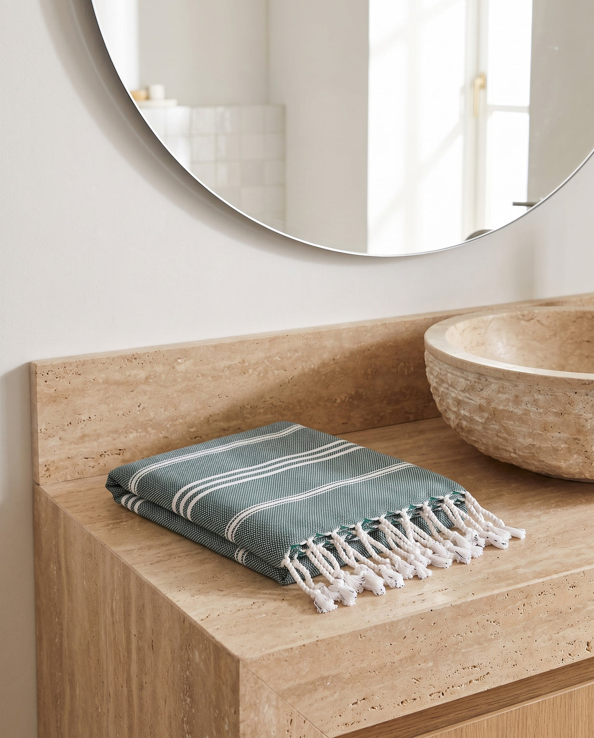 hamam handdoek dennengroen - sfeer