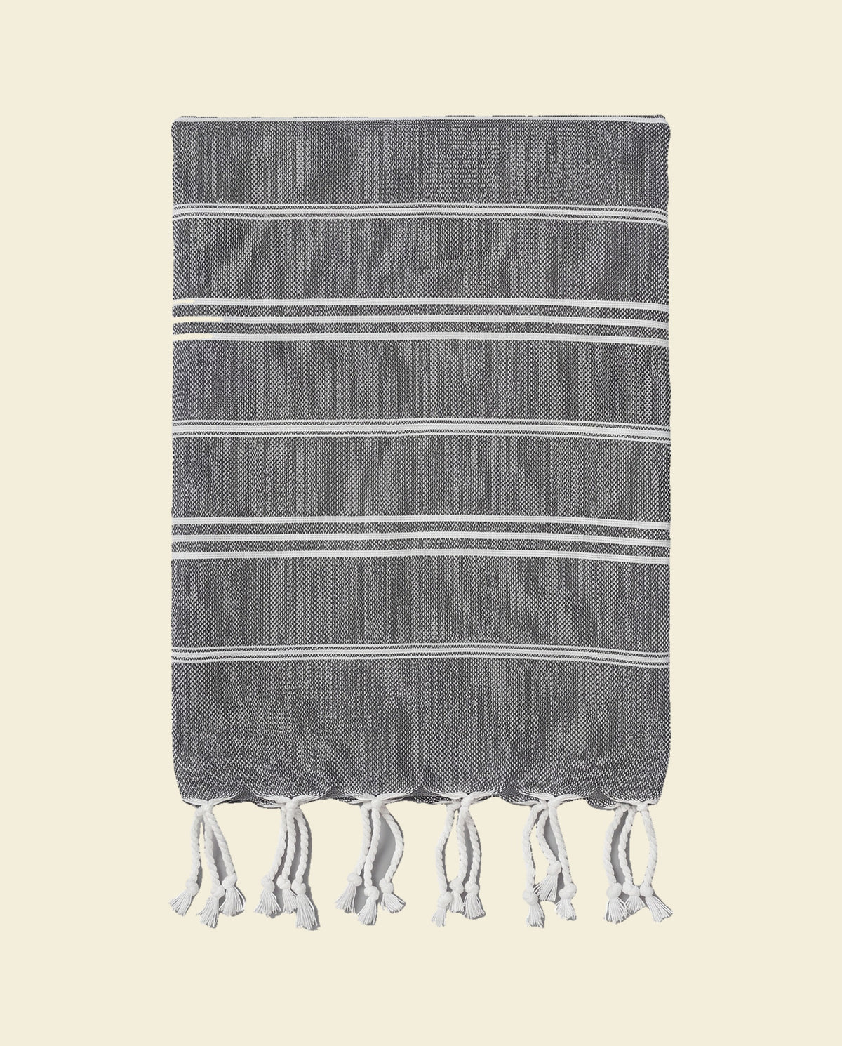 hamam handdoek donkergrijs - op kleur