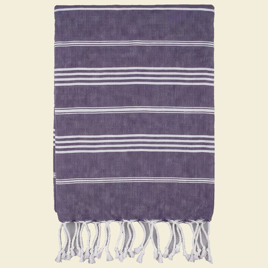 hamam handdoek donkerpaars - op kleur