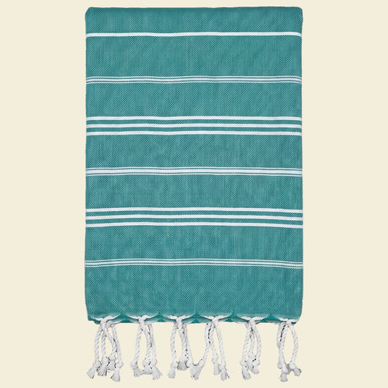 hamam handdoek donkerzeegroen - op kleur