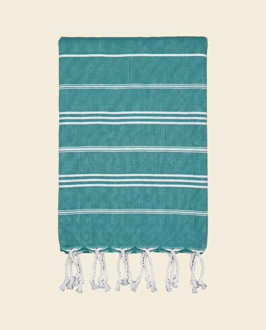 hamam handdoek donkerzeegroen - op kleur