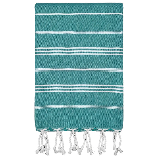 hamam handdoek donkerzeegroen - vrijstaand