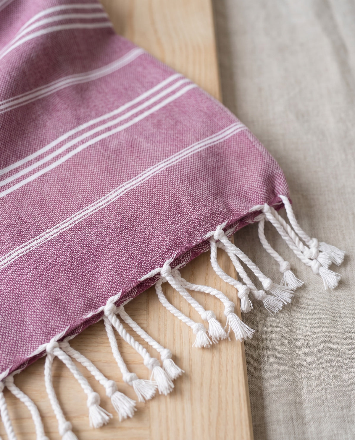 hamam handdoek framboos - detail