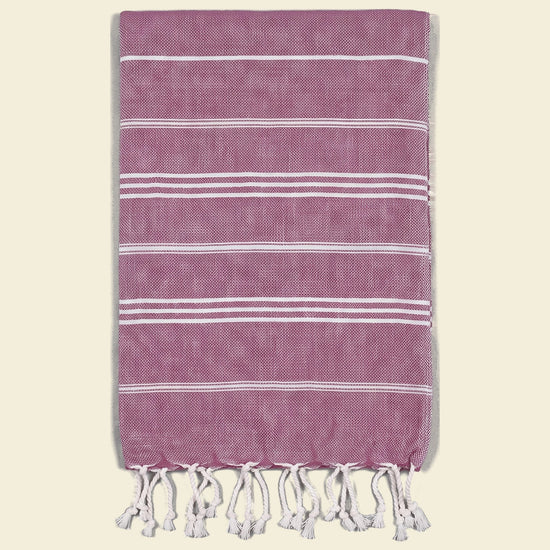 hamam handdoek framboos - op kleur