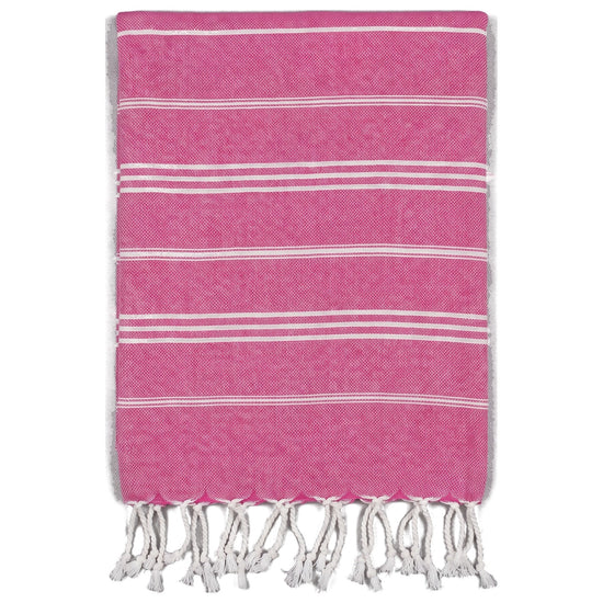 hamam handdoek fuchsia - vrijstaand