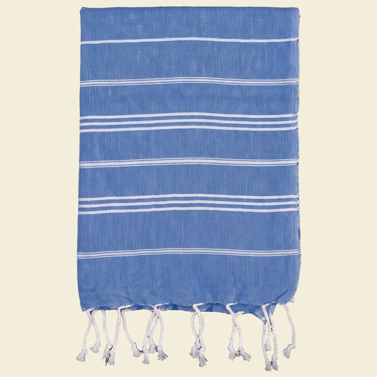hamam handdoek grieksblauw - op kleur