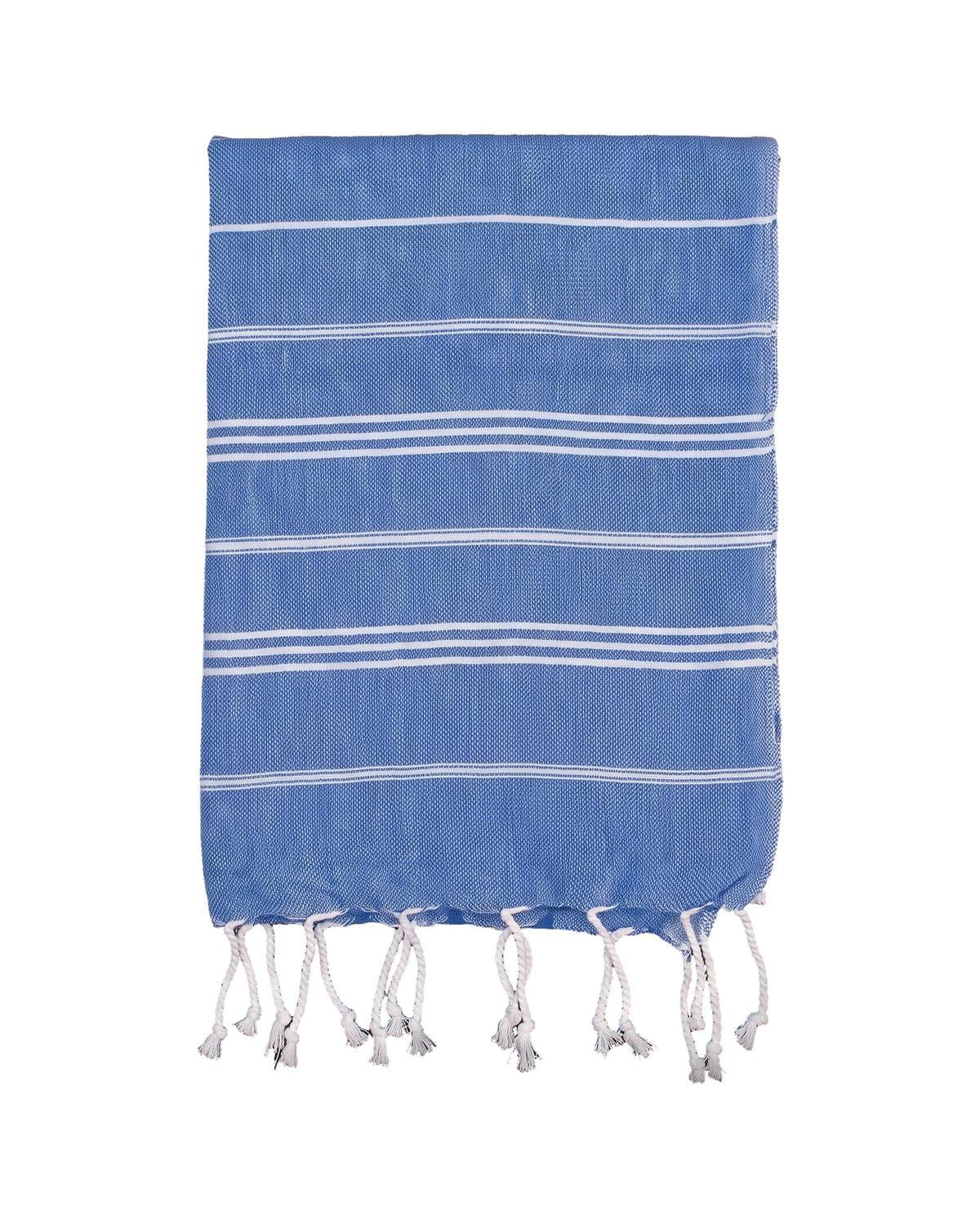 hamam handdoek grieksblauw - vrijstaand