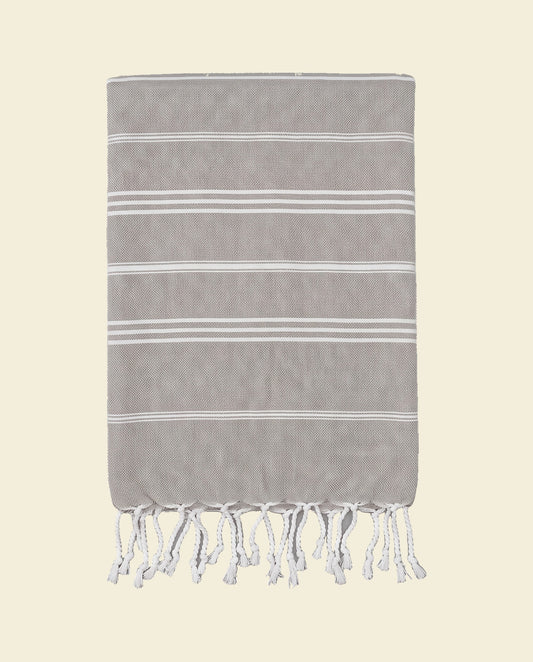 hamam handdoek grijsbeige - op kleur