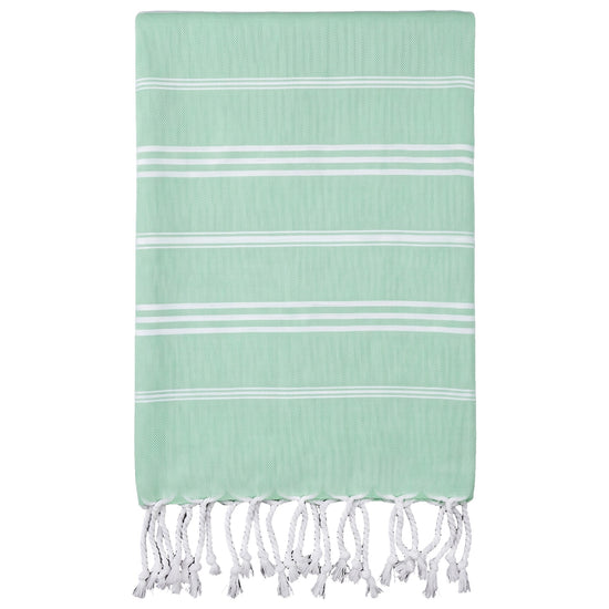 hamam handdoek helderzeegroen - vrijstaand