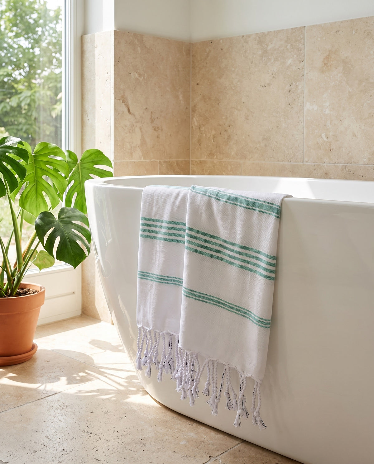 hamam handdoek jade - sfeer
