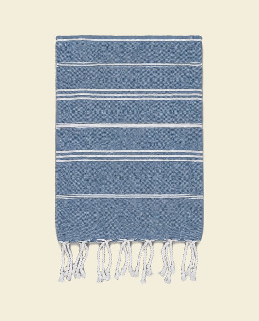 hamam handdoek jeansblauw - op kleur