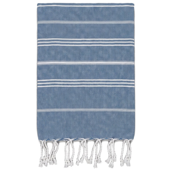 hamam handdoek jeansblauw - vrijstaand