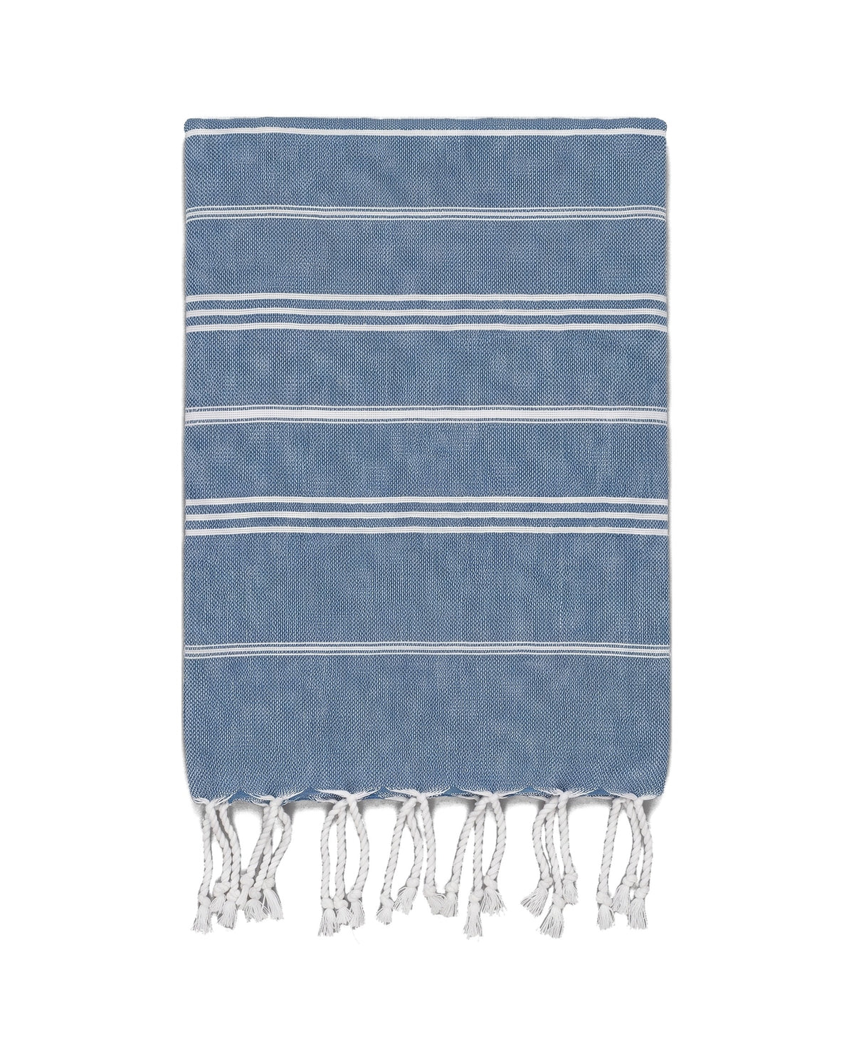 hamam handdoek jeansblauw - vrijstaand
