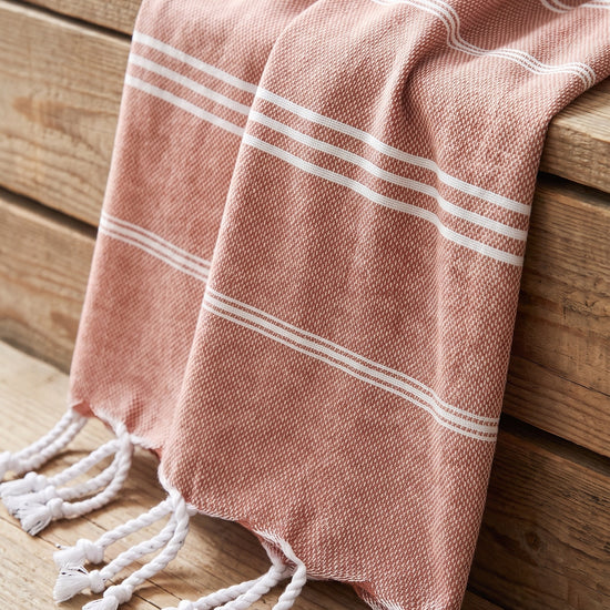 hamam handdoek koper - detail
