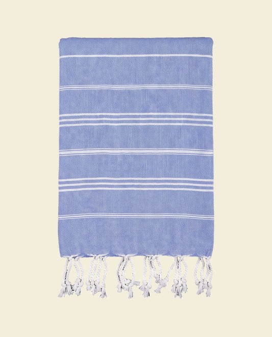 hamam handdoek lavendelblauw - op kleur