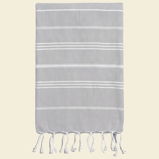 hamam handdoek lichtgrijs - op kleur