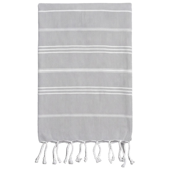 hamam handdoek lichtgrijs - vrijstaand