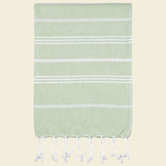hamam handdoek lichtgroen - op kleur