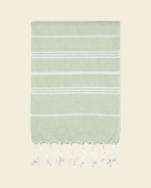 hamam handdoek lichtgroen - op kleur
