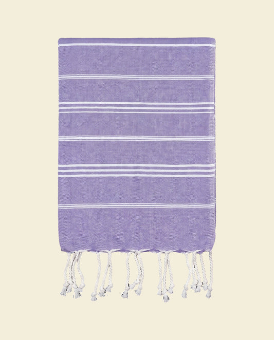 hamam handdoek lila - op kleur